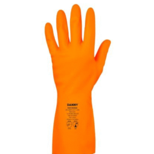 LUVA DE LATEX REFORCADA MAX ORANGE CA 11286 DANNY - Imagem 4