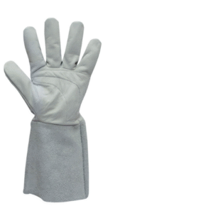 LUVA DE VAQUETA MISTA CANO LONGO 20CM TAM 9 CA 48726 PRG/SAFEX - Imagem 3