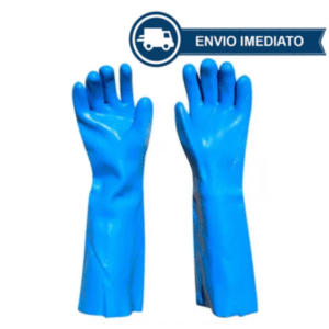 LUVA DE PVC SEM FORRO PALMA LISA 45CM CA 34593 PLASTCOR - Imagem 3