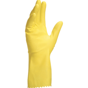 LUVA DE LATEX BASICA VE200 AMARELA CA 36066 DELTA PLUS - Imagem 3